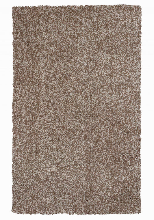 8 x 10 Polyester Beige Heather Rug