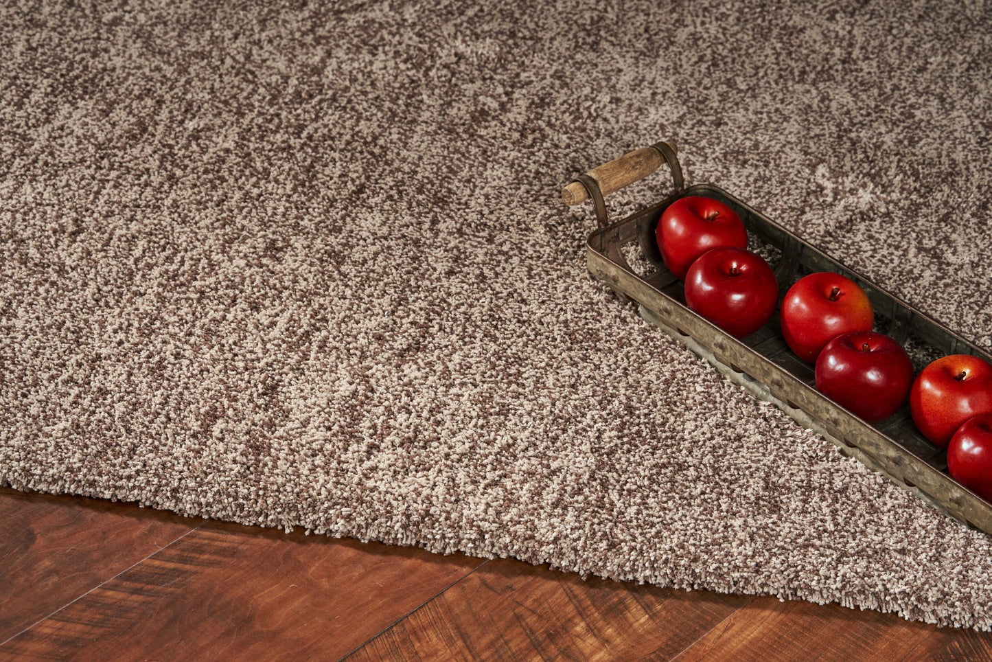 8 x 10 Polyester Beige Heather Rug