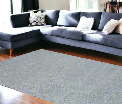 8 x 10 Blue Heather Indoor Shag Rug