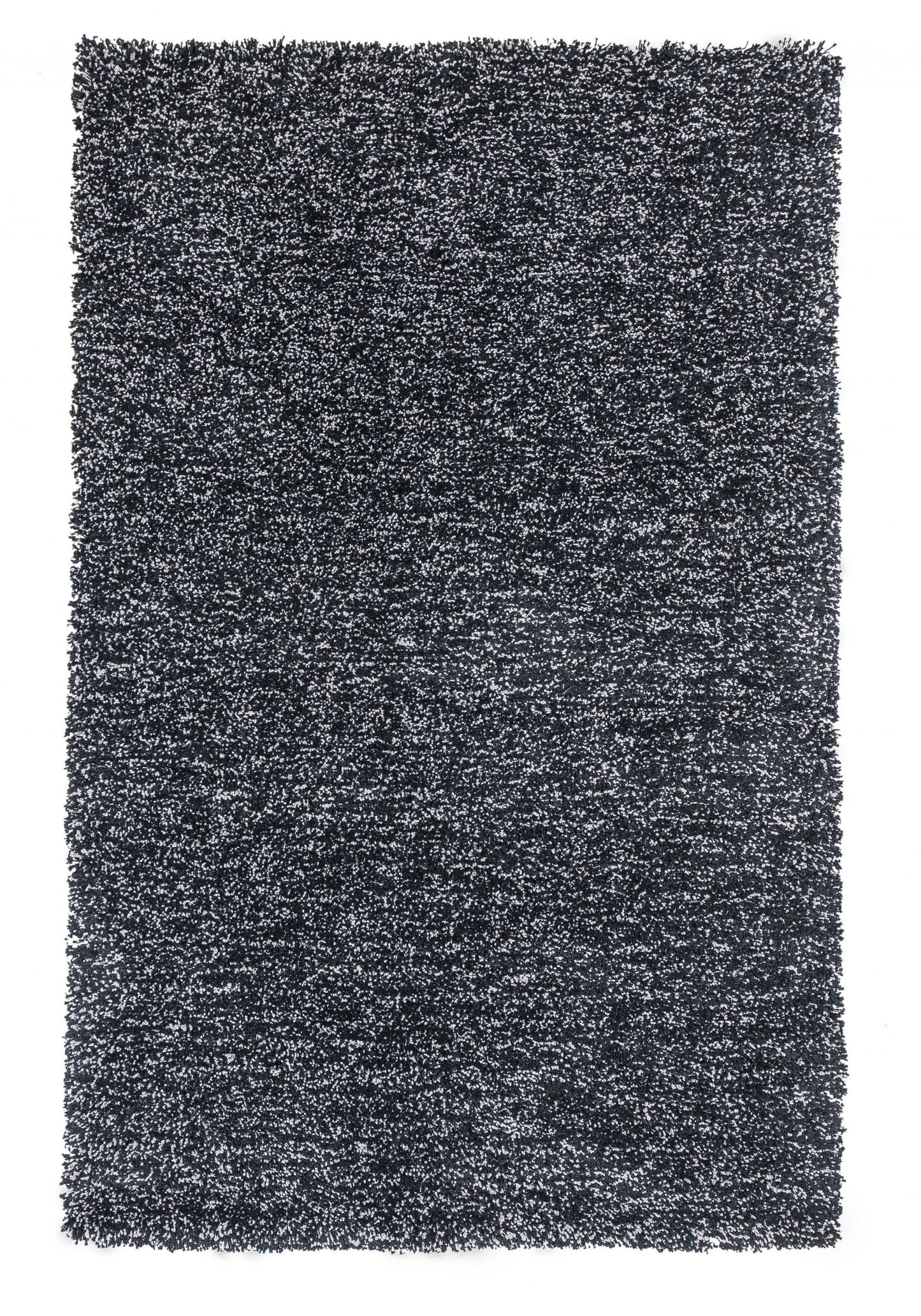 8 x 10 Polyester Black Heather Rug