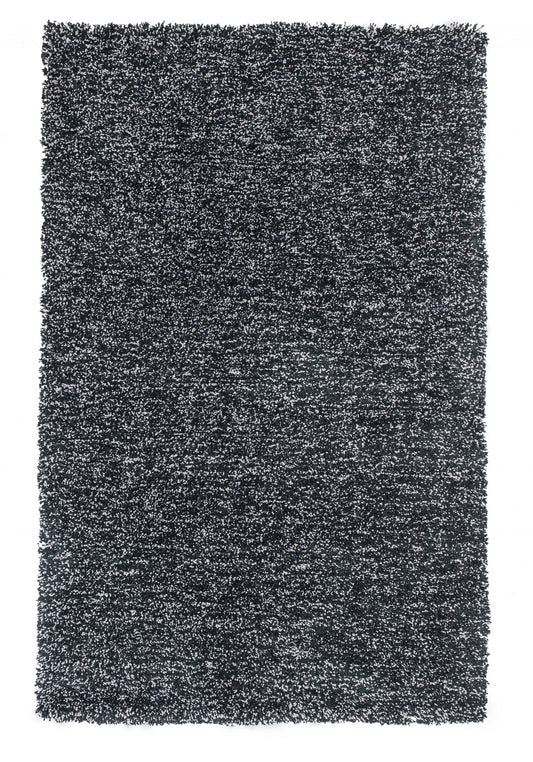 8 x 10 Polyester Black Heather Rug