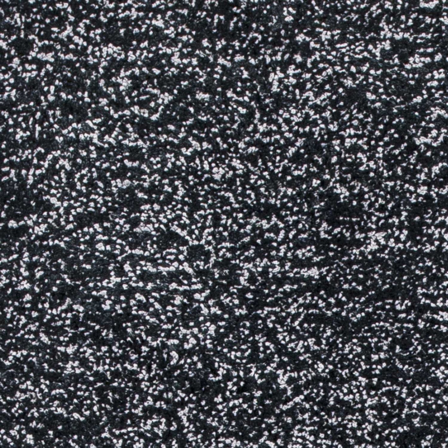 8 x 10 Polyester Black Heather Rug