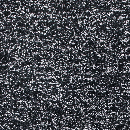 8 x 10 Polyester Black Heather Rug