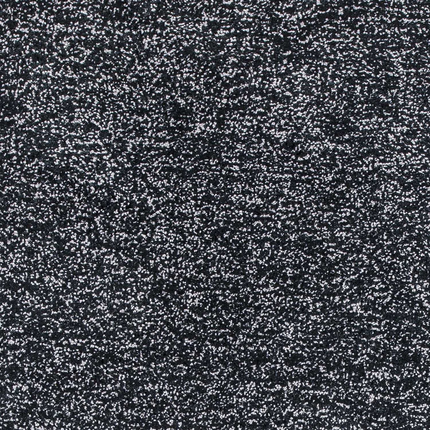 8 x 10 Polyester Black Heather Rug