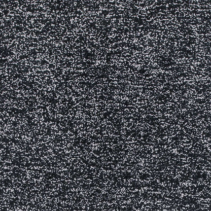 8 x 10 Polyester Black Heather Rug