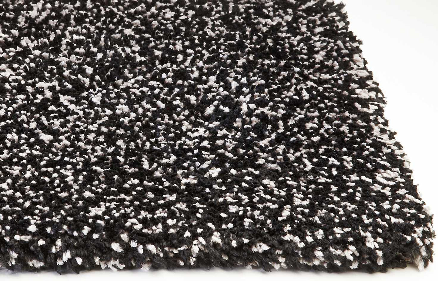 8 x 10 Polyester Black Heather Rug