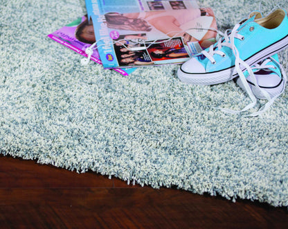 8 x 10 Polyester Slate Heather Rug