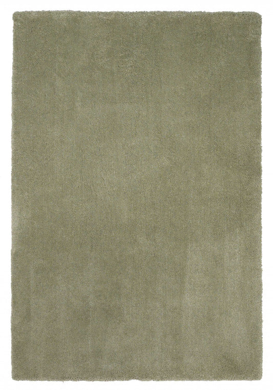 8 x 10  Polyester Sage Rug