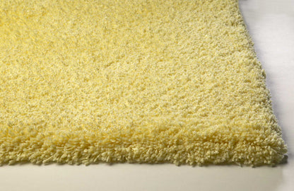 8 x 10 Polyester Canary Yellow Rug