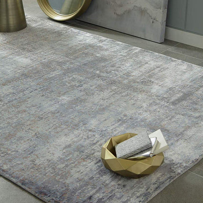 5 x 7  Viscose Slate Rug