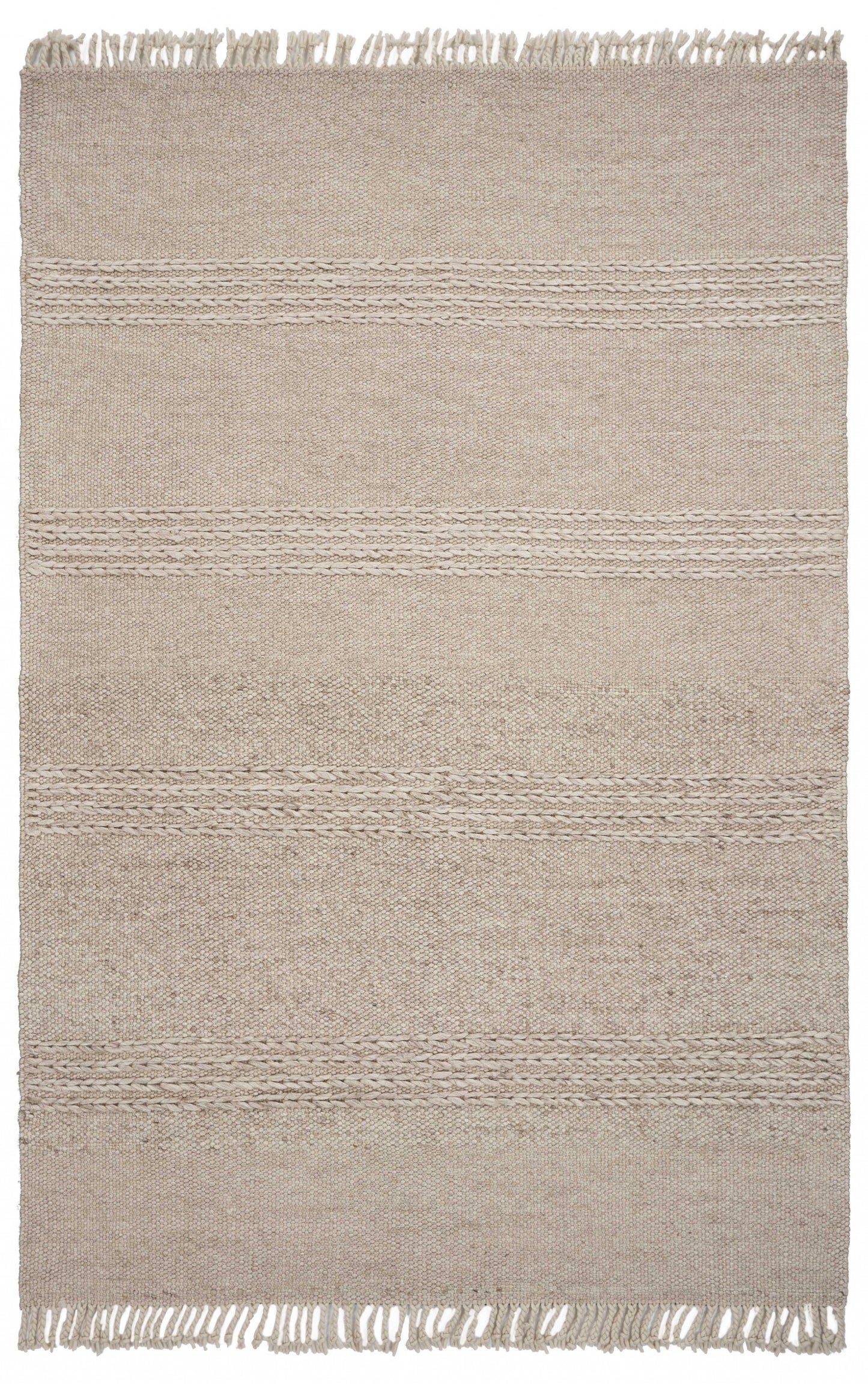 7 x 9  Wool Natural Rug