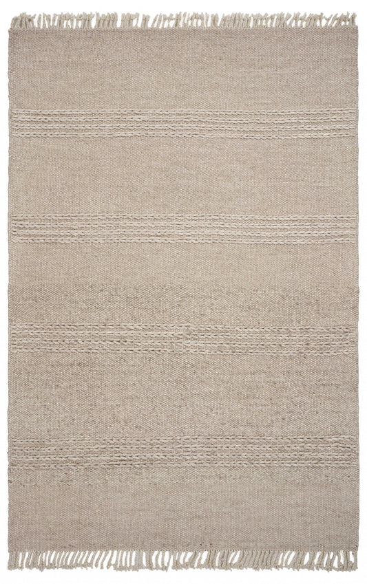 7 x 9  Wool Natural Rug