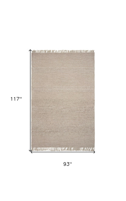 7 x 9  Wool Natural Rug