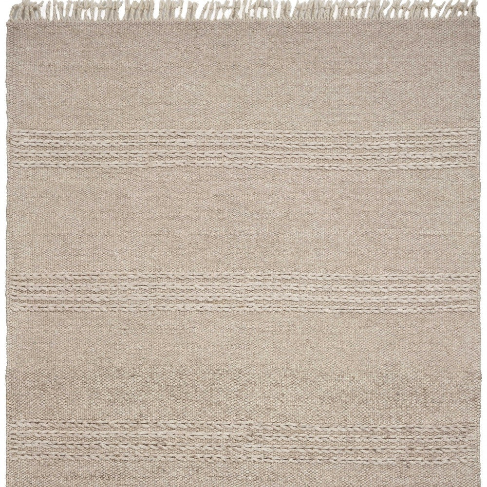 7 x 9  Wool Natural Rug