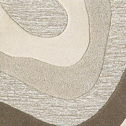 8 x 10 6 Wool Natural Rug