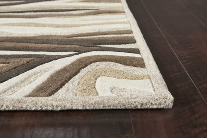 8 x 10 6 Wool Natural Rug