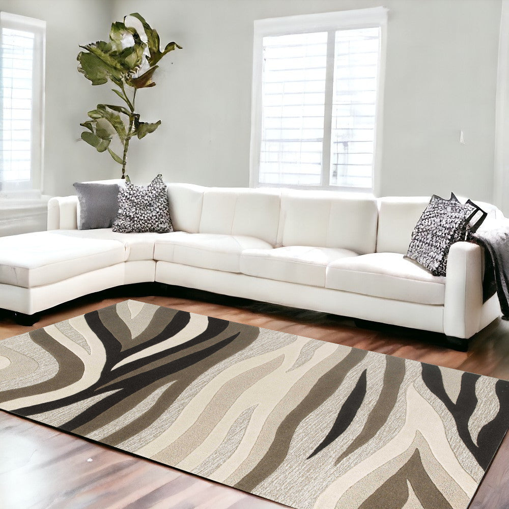 8 x 10 6 Wool Natural Rug