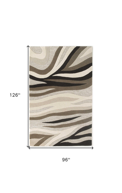 8 x 10 6 Wool Natural Rug