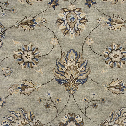 8 x 10 6 Wool Grey Rug