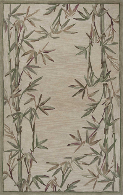 8 x 10 Ivory Wool Handmade Rug