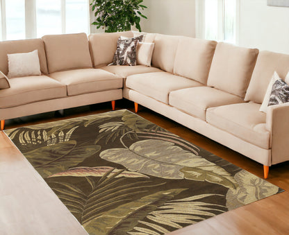 8 x 10 6 Wool Mocha Rug