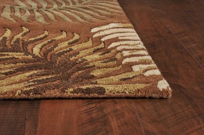 8 x 10 6 Wool Rust Rug