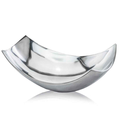 Silver Scoop Centerpiece Bowl