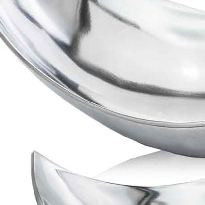 Silver Scoop Centerpiece Bowl