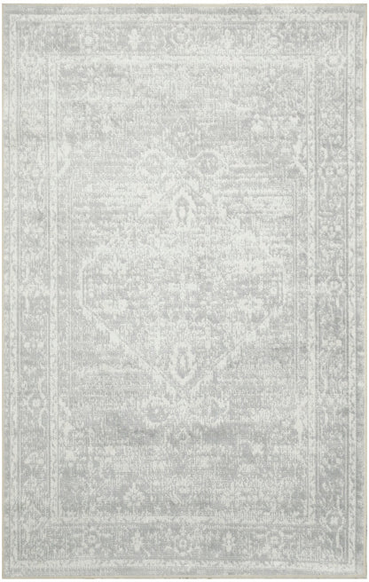 Nourison Astra Light Grey Pet Friendly Machine Washable Rug - 2' x 3'