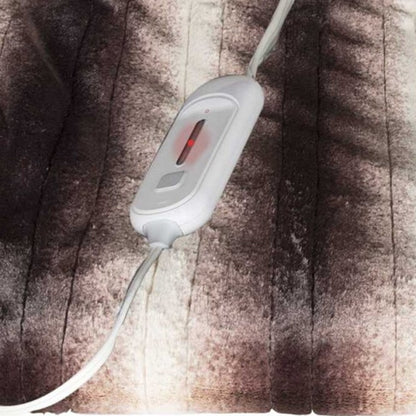 Brown And White Modern Throw