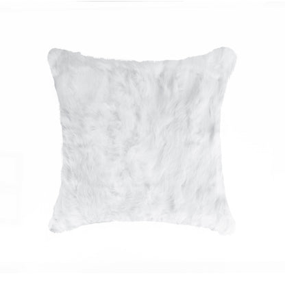 White Wool Pillow