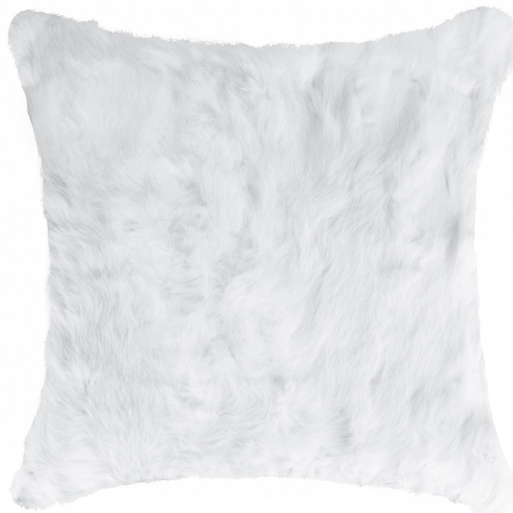 White Wool Pillow