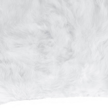 White Natural Rabbit Fur Pillow