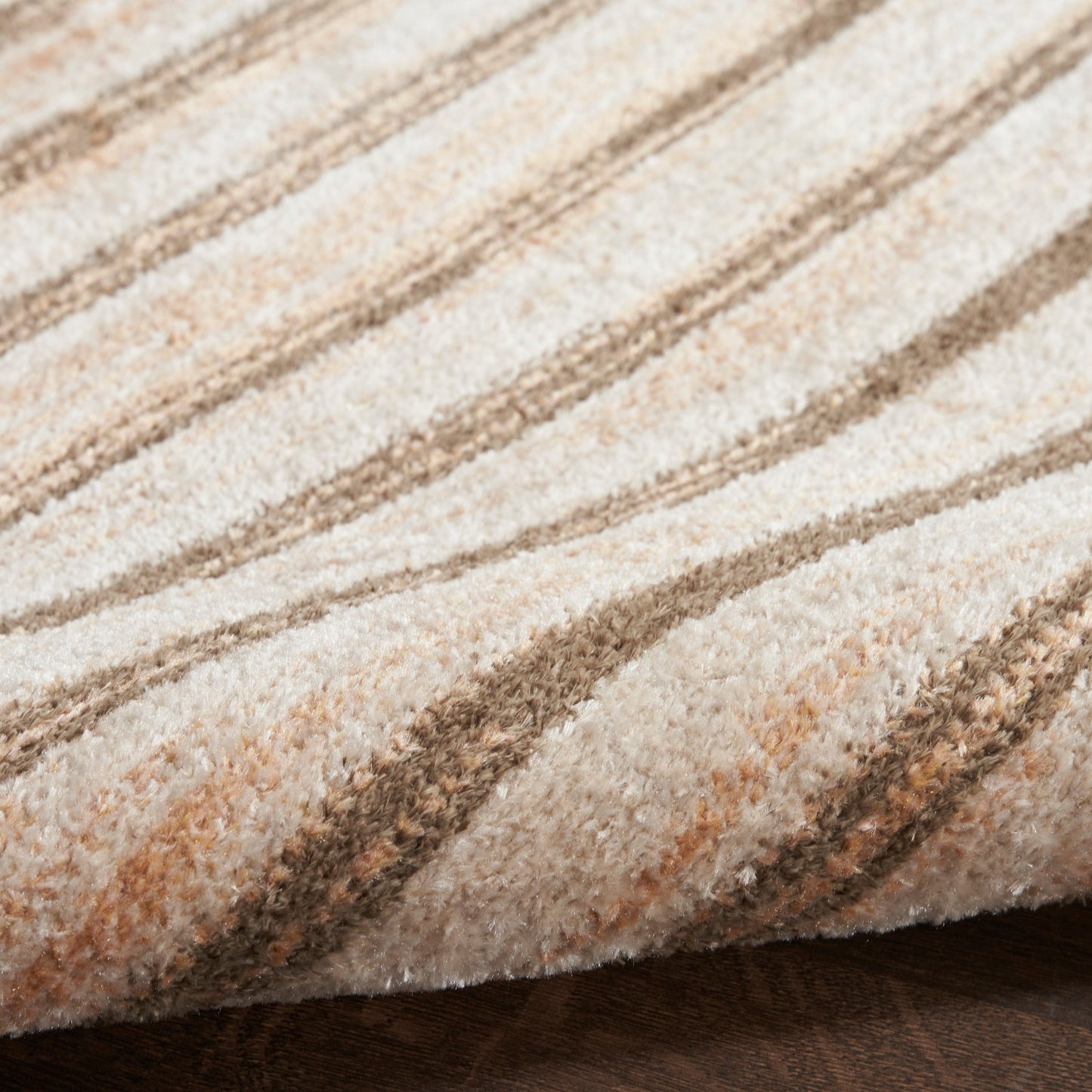 Nourison Astra Latte Pet Friendly Machine Washable Rug - Texture