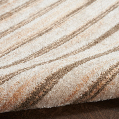 Nourison Astra Latte Pet Friendly Machine Washable Rug - Texture