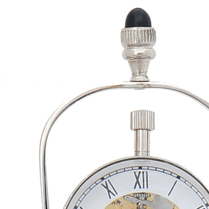 Brass See Thru Clock Double
