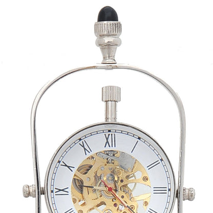 Brass See Thru Clock Double