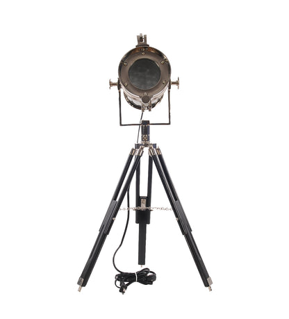 Alum Spot Light On Wooden Stand