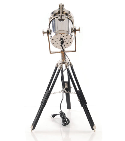Alum Spot Light On Wooden Stand