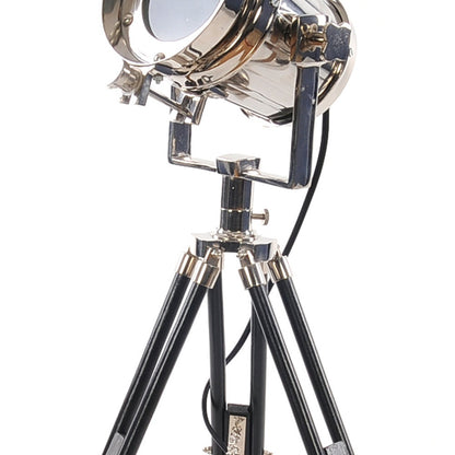 Alum Spot Light On Wooden Stand