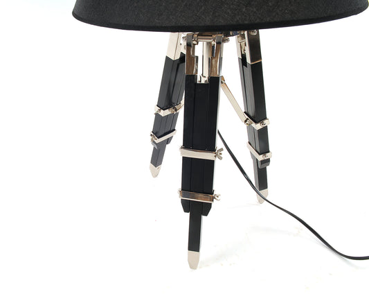 Black Tripod Table Lamp w/ Shade