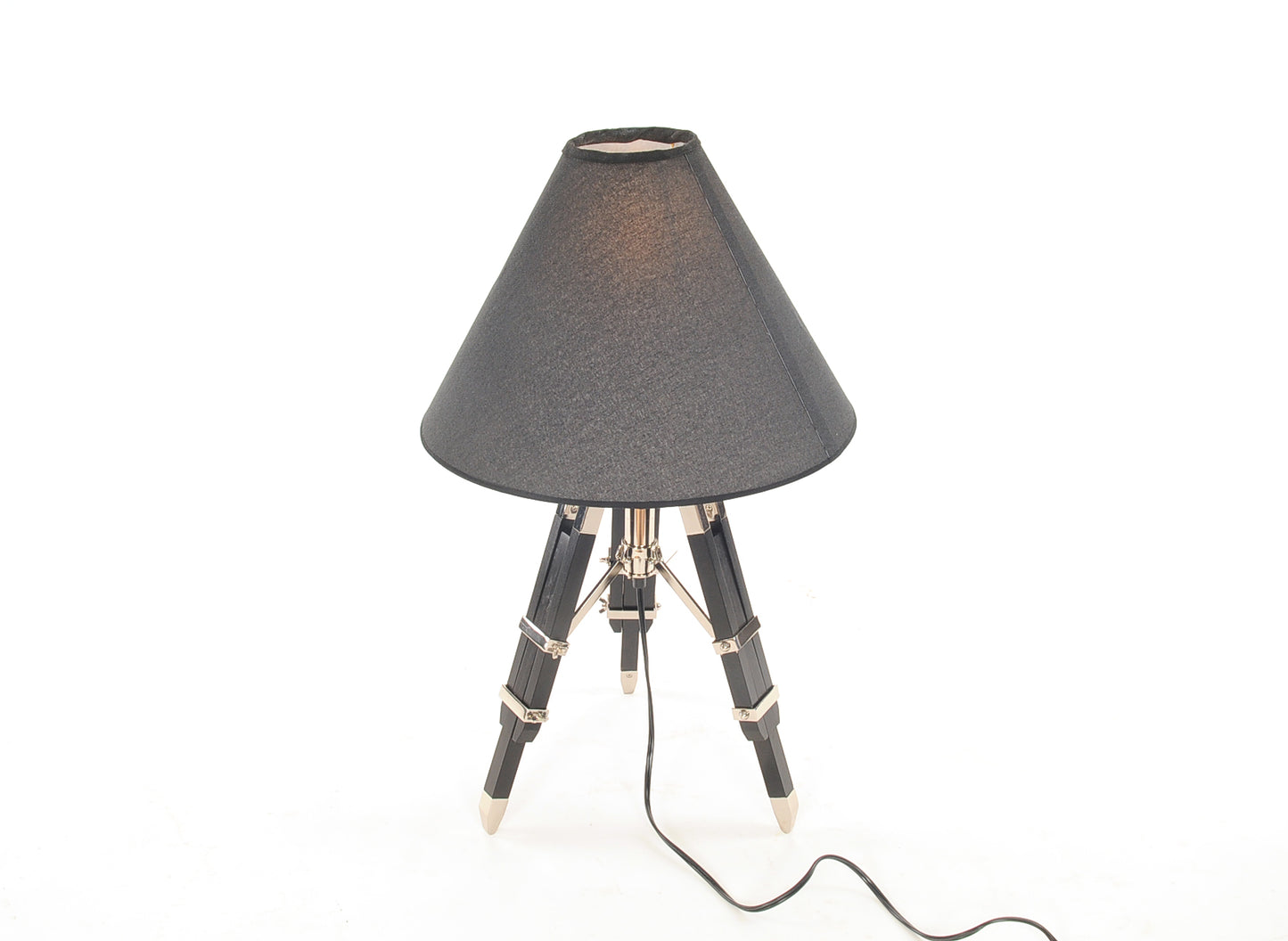 Black Tripod Table Lamp w/ Shade