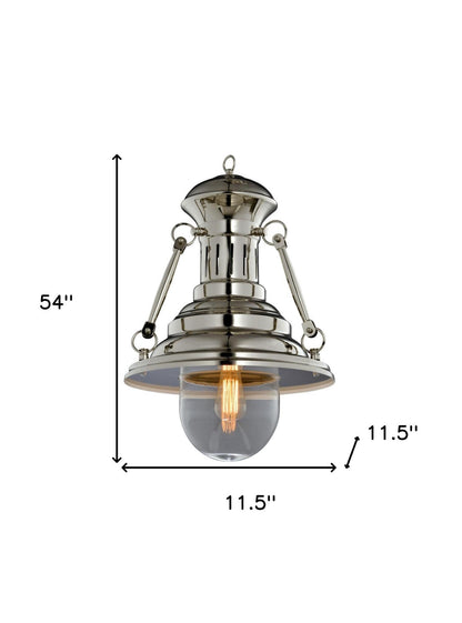 Silver Ceiling Light