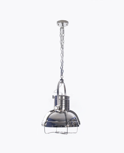 Large Steel Pendant Light