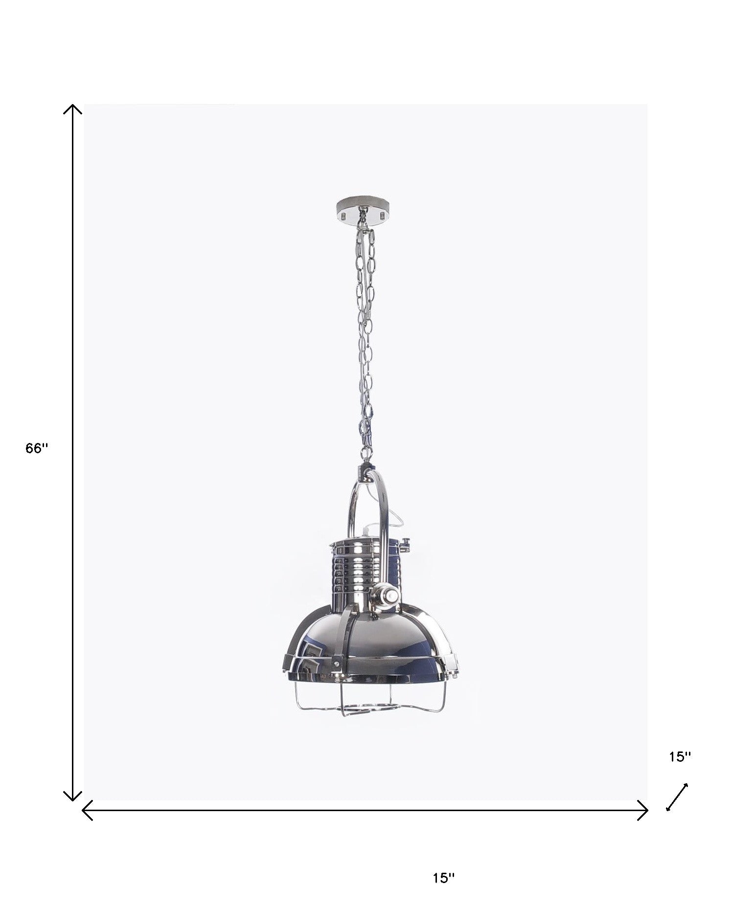 Silver Ceiling Light