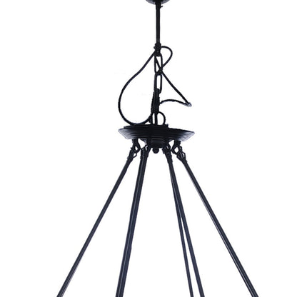8 Bulbs Rope Pendant Light