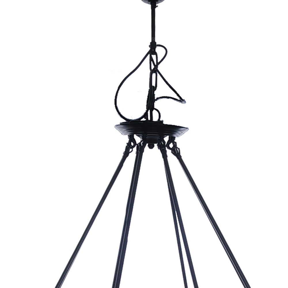 8 Bulbs Rope Pendant Light