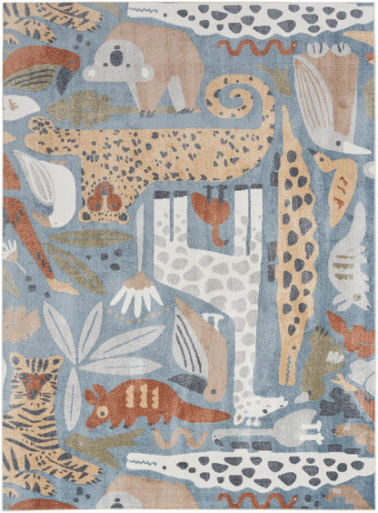 Nourison Astra Multicolor Pet Friendly Machine Washable Rug - Main