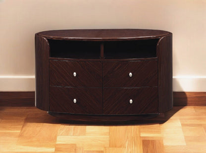 Dark Brown Media Console