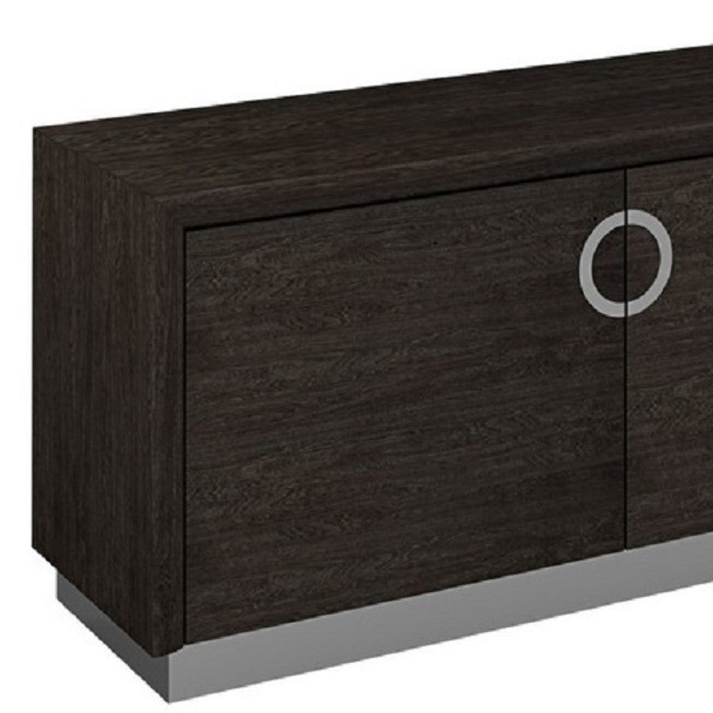 Gray Sideboard Table w/ 2 Doors